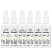 Desodorante Natural Tea Tree Sem Aluminio 6un