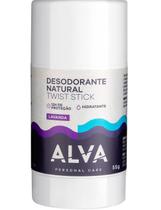 Desodorante Natural Twist Stick Lavanda 55g Alva Original