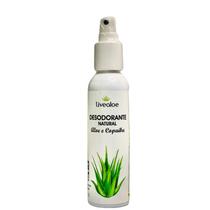 Desodorante Natural Vegano Aloe e Copaíba 120ml Livealoe Desodorante Natural Vegano Aloe e Copaíba 120ml Livealoe