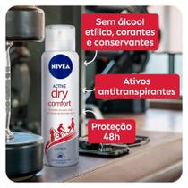 Desodorante nivea active dry comfort 48h 200ml