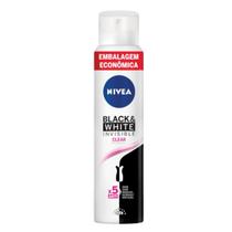 Desodorante NIVEA Aero B&W Invisible Clean 200ml - Nívea