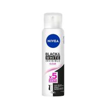 Desodorante Nivea Aerosol Feminino Invisible Black White Clear 150ml