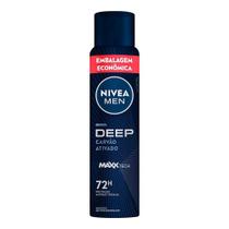 Desodorante Nivea Aerossol Masculino Deep Carvão Ativado 200ml Desodorante Nivea Aerossol Masculino Deep Carvão Ativado 200ml