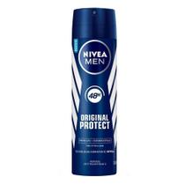 Desodorante Nivea Aerossol Masculino Original Protect 150ml Desodorante Nivea Aerossol Masculino Original Protect 150ml