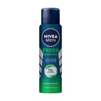 Desodorante Nivea Aerossol Men Fresh Sensation 150Ml