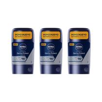 Desodorante Nivea Clinical Gel 54G Men Derma Protect - 3Un Desodorante Nivea Clinical Gel 54G Men Derma Protect - 3Un