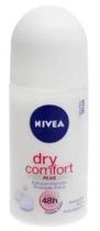 Desodorante Nivea Dry Comfort Roll-On Com 50Ml