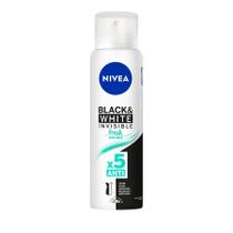 Desodorante Nivea Invisible Black & White Fresh Erva Doce Aerosol Antitranspirante 150ml Desodorante Nivea Invisible Black & White Fresh Erva Doce Aerosol Antitranspirante 150ml