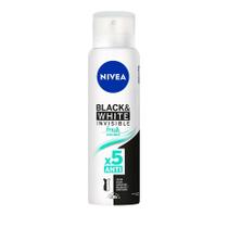Desodorante Nivea Invisible Black &amp White Fresh Erva Doce Aerosol Antitranspirante 150ml