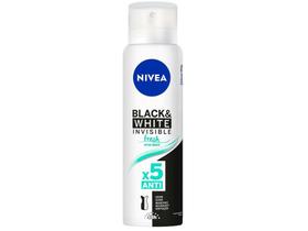 Desodorante Nivea Invisible Black e White Aerossol - Antitranspirante Feminino 150ml