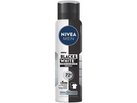 Desodorante Nivea Invisible Black & White - Aerossol Antitranspirante Masculino 150ml