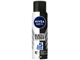 Desodorante Nivea Invisible Black & White - Aerossol Antitranspirante Masculino 150ml Desodorante Nivea Invisible Black & White - Aerossol Antitranspirante Masculino 150ml