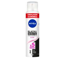 Desodorante Nivea Invisible Black & White Clear Aerosol Antitranspirante 200ml