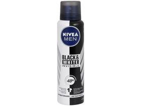 Desodorante Nivea Invisible For Black & White - Aerossol Antitranspirante Masculino 150ml