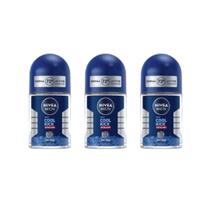 Desodorante NIVEA Men Cool Kick Roll-On 25 ml 3 Unidades