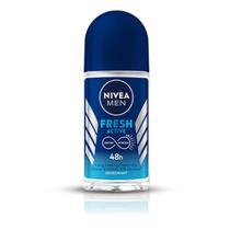 Desodorante NIVEA Men Fresh Active Roll On 50mL 48h (pacote com 3) Desodorante NIVEA Men Fresh Active Roll On 50mL 48h (pacote com 3)