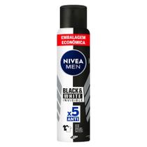 Desodorante Nivea Men Invisible Black & White Aerosol Antitranspirante 200ml