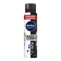 Desodorante Nivea Men Invisible Black & White Aerosol Antitranspirante 200ml