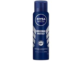 Desodorante Nivea Original Protect Aerossol - Antitranspirante Masculino 150ml - Nivea Men