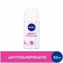 Desodorante Nivea Pearl e Beauty Roll On Antitranspirante Sem Álcool com 50ml