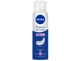 Desodorante Nivea Protect & Care 150ml 0% Álcool - Nivea Desodorante Nivea Protect & Care 150ml 0% Álcool - Nivea