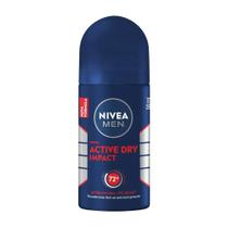 Desodorante Nivea Roll-On Masculino 50ml Active Dry Impact