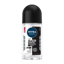 Desodorante Nivea Roll On Masculino Invisible Black White 50ml Desodorante Nivea Roll On Masculino Invisible Black White 50ml