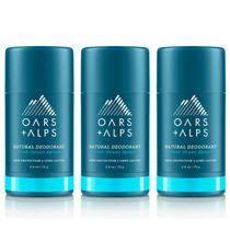 Desodorante Oars + Alps, sem alumínio, 75 ml, Fresh Ocean Splash, pacote com 3 Desodorante Oars + Alps, sem alumínio, 75 ml, Fresh Ocean Splash, pacote com 3