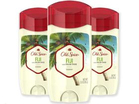 Desodorante Old Spice Fiji Aluminium Free Masculino 90 ml (pacote com 3)