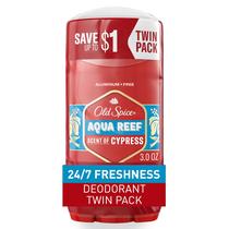 Desodorante Old Spice, sem alumínio, 24 horas por dia, 7 dias por semana, proteção contra odores, 90 ml