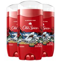 Desodorante Old Spice Sharkhammer Sem Alumínio - Kit com 3 Unidades (90ml cada)