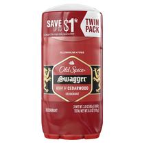 Desodorante Old Spice Swagger para homens, embalagem dupla de 90 ml sem alumínio