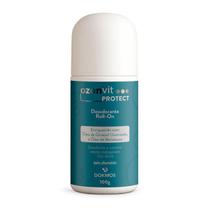 Desodorante Ozonvit Protect sem aluminio com óleo de girassol ozonizado e óleo de melaleuca ajuda a controlar odores e cuida da pele da axila