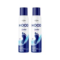 Desodorante para Pes Mood Aerossol 150ml Control - Kit C/2un