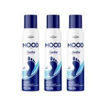 Desodorante para Pes Mood Aerossol 150ml Control - Kit C/3un