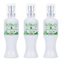 Desodorante Partes Íntimas Perfume Higiênico Refrescante Menta 3 Un - HOT FLOWERS