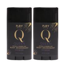 Desodorante Play Pits Natural Queen Scent 75 ml, pacote com 2 Desodorante Play Pits Natural Queen Scent 75 ml, pacote com 2