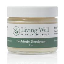Desodorante probiótico Vivendo bem com a Dra. Michelle Unscented Desodorante probiótico Vivendo bem com a Dra. Michelle Unscented