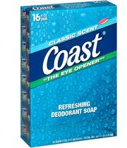 Desodorante Refrescante Soap Bar Coast - Kit com 4 Unidades (120ml cada)