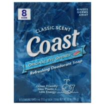 Desodorante refrescante Soap Bar Coast, perfume clássico de 240 ml