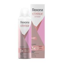 Desodorante rexona clinical aerosol feminino classic 150 ml