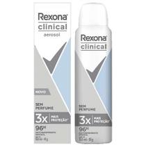 Desodorante rexona clinical aerosol sem perfume 15