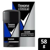 Desodorante Rexona Clinical Clean Masculino Creme 58g