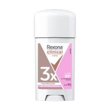 Desodorante Rexona Clinical Creme Classic Antitranspirante 96h Stick 58g