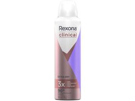 Desodorante Rexona Clinical Extra Dry Aerossol - Antitranspirante Feminino 150ml