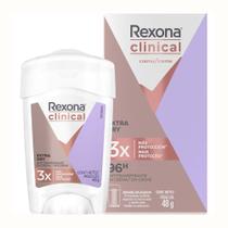 Desodorante rexona clinical feminino extra dry 48 gr