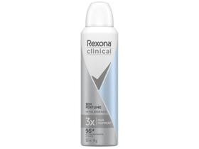 Desodorante Rexona Clinical Sem Perfume Aerosol Antitranspirante 96h 150ml Desodorante Rexona Clinical Sem Perfume Aerosol Antitranspirante 96h 150ml