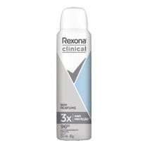 Desodorante Rexona Feminino Clinical Aerossol Sem Perfume 150ml