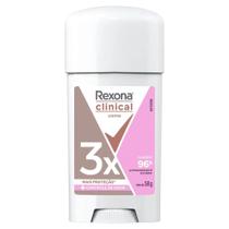 Desodorante Rexona Feminino Clinical Classic Antitranspirante Creme com 58G