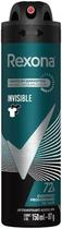 Desodorante Rexona Men Aerossol Invisible150ml